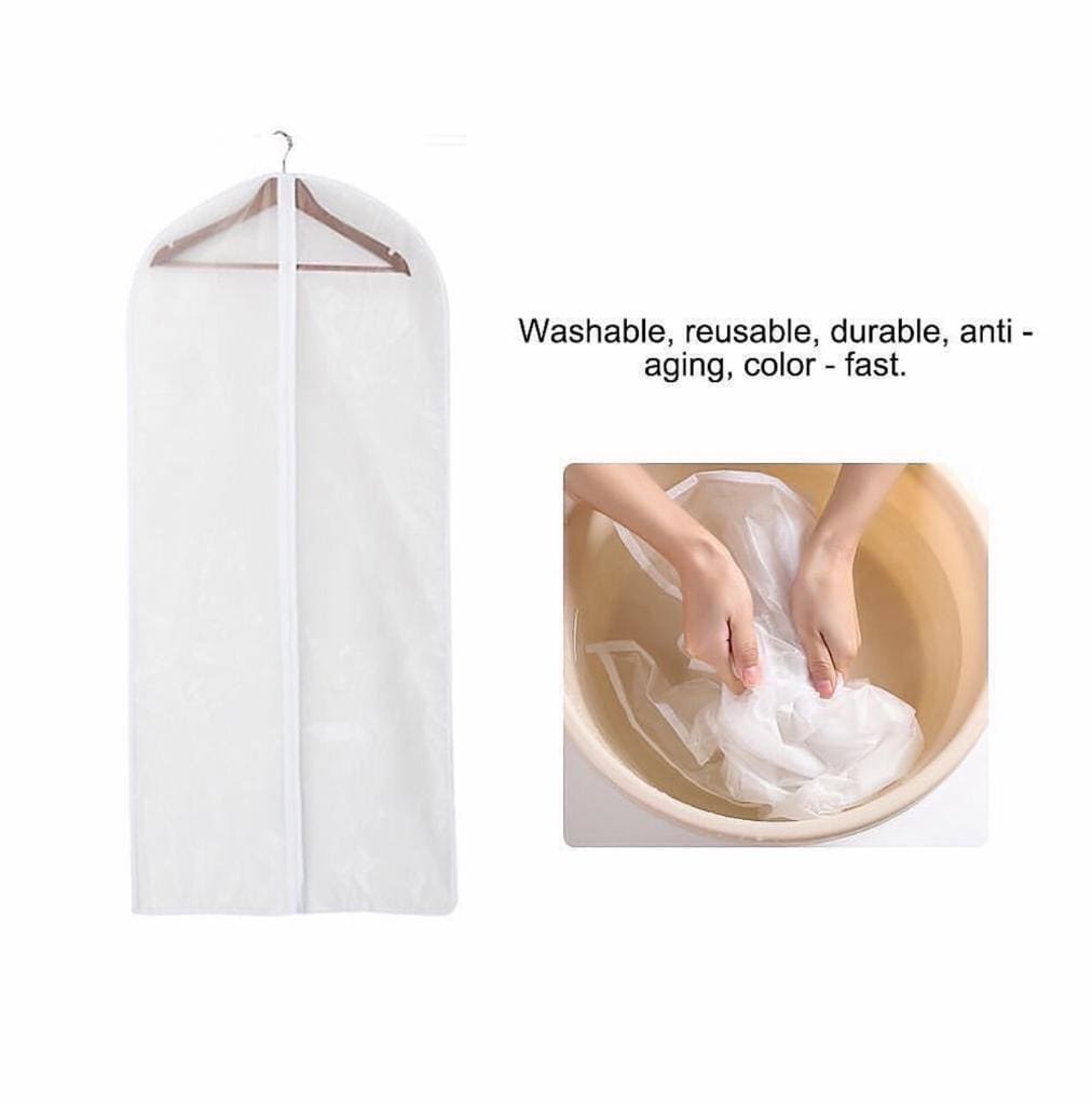 Translucent Dustproof Garment Bags With Zipper And Folding Hook, Hanging Garment Bag, Clear Dust-proof Garment Bags for Storage, Clear Full Zipper Suit Bags Translucent Dustproof Garment Bags With Zipper And Folding Hook, Hanging Garment Bag, Clear Dust-proof Garment Bags for Storage, Clear Full Zipper Suit Bags